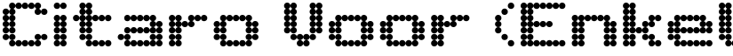 Citaro Voor (Enkele hoogte, Breed) Regular font