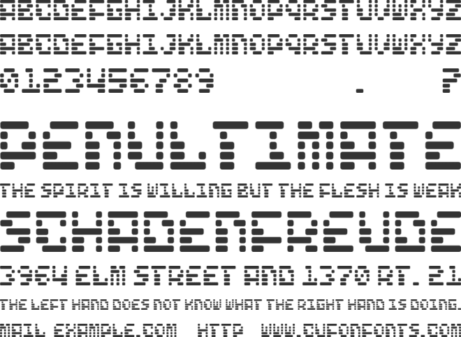 Freelance Kamchatka font preview