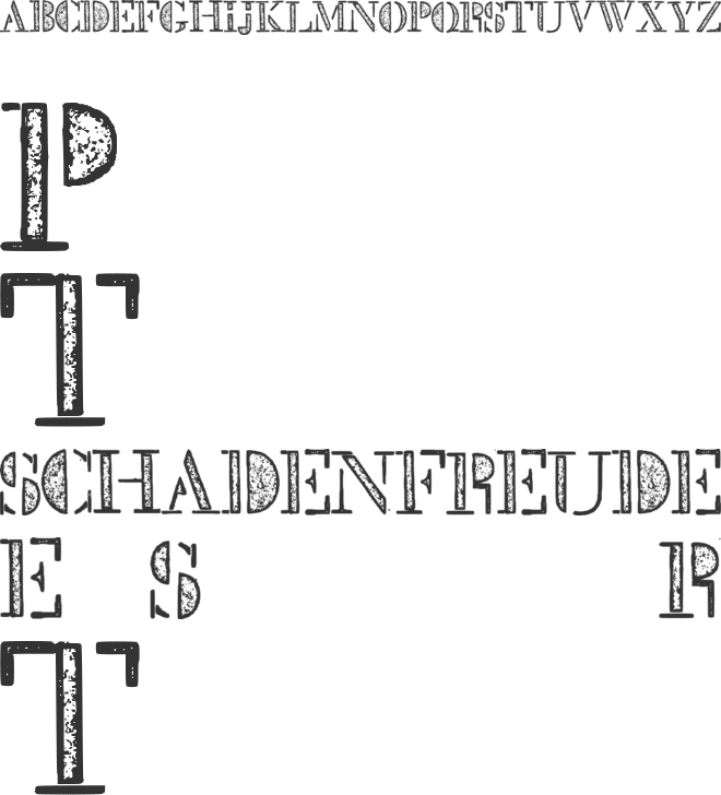 Mck Stencil Xray font preview