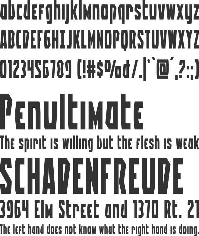 Battleworld font preview