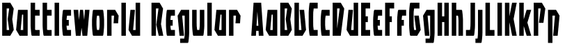 Battleworld Regular font