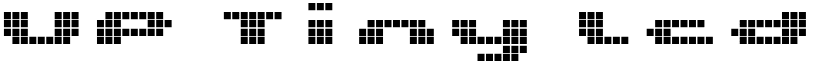 UP Tiny lcd four 8 font