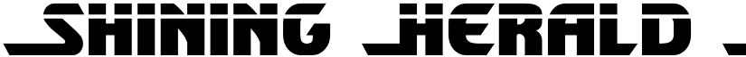 Shining Herald Laser Regular font