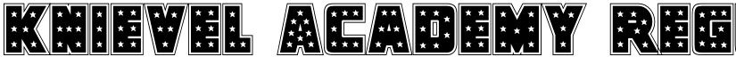 Knievel Academy Regular font