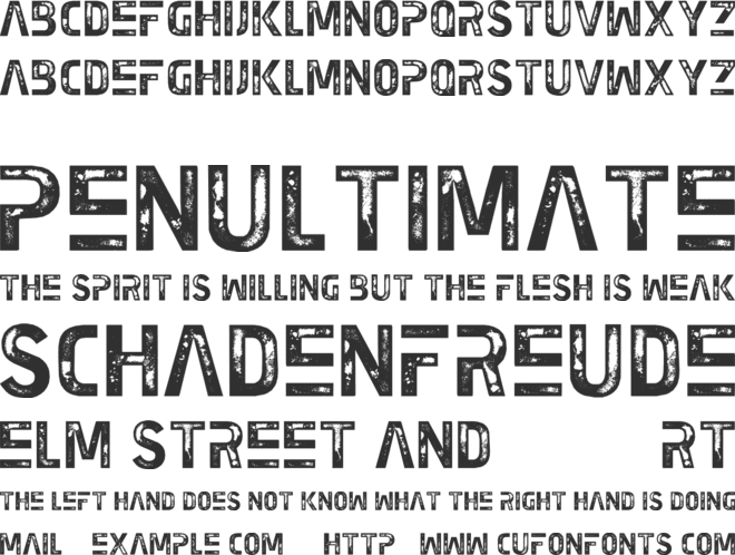 Earth Kid font preview