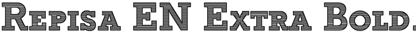 Repisa EN Extra Bold.001 font