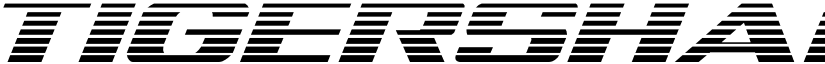 Tigershark Gradient Italic Italic font
