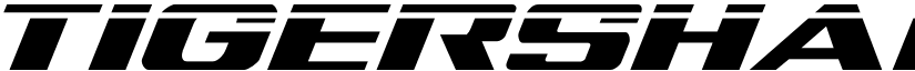 Tigershark Laser Italic Italic font