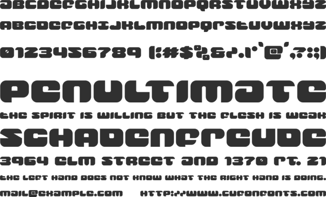 Groovy Smoothie font preview