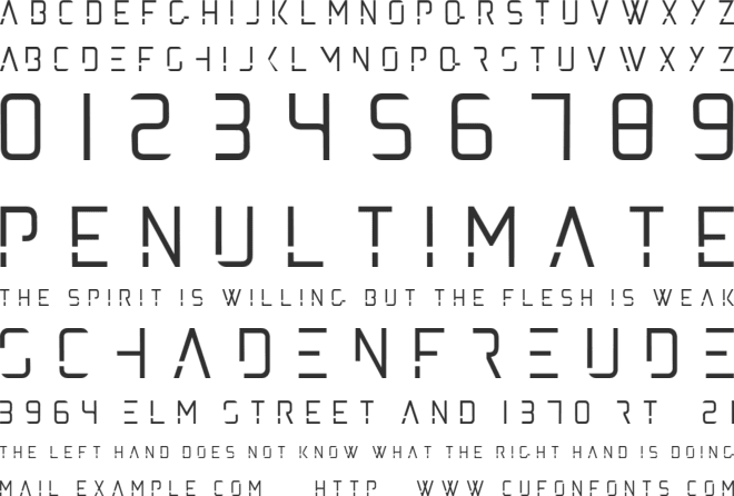 Andromedaeclipsis font preview