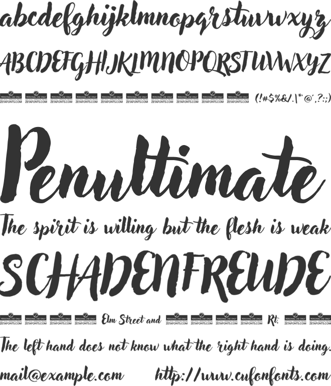 Adlery Pro font preview