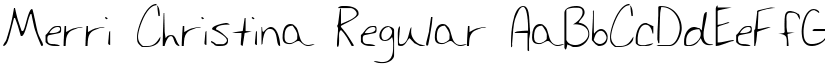 Merri Christina font download