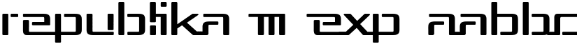 Republika III Exp font