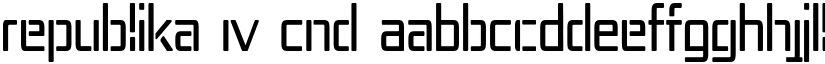 Republika IV Cnd font