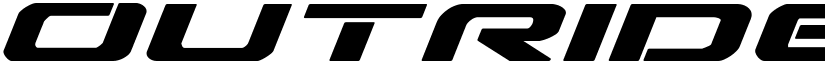 Outrider Bold Italic Bold Italic font