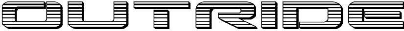 Outrider Chrome Regular font