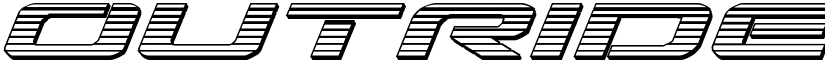 Outrider Chrome Italic Italic font