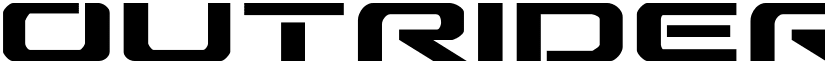 Outrider Condensed Condensed font