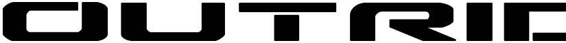 Outrider Expanded Bold Expanded Bold font