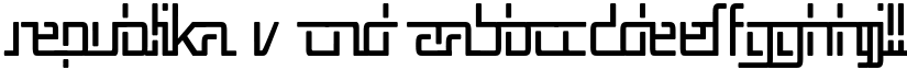 Republika V Cnd font