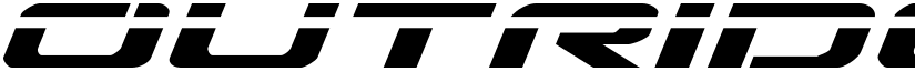 Outrider Laser Italic Italic font