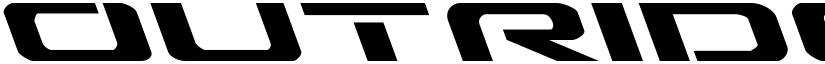 Outrider Leftalic Italic font