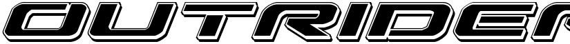 Outrider Punch Italic Italic font