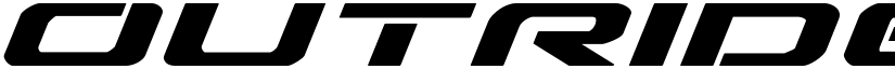 Outrider Semi-Bold Italic Semi-Bold Italic font