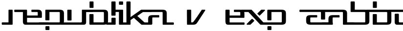 Republika V Exp font