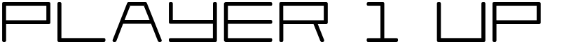 Player 1 Up Heavy Heavy font