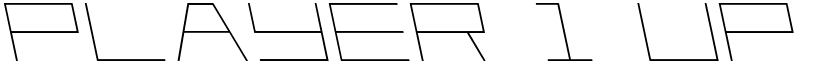 Player 1 Up Leftalic Italic font