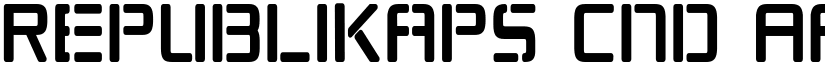Republikaps Cnd font