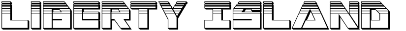 Liberty Island Chrome Regular font