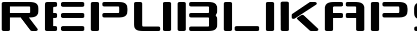 Republikaps Exp font