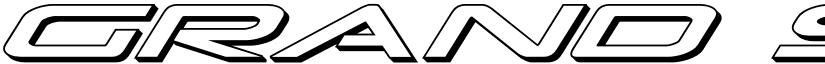 Grand Sport 3D Italic Italic font