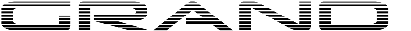 Grand Sport Gradient Regular font
