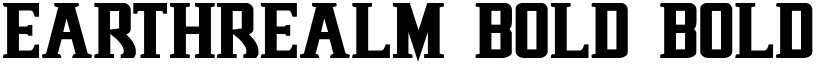 Earthrealm Bold Bold font