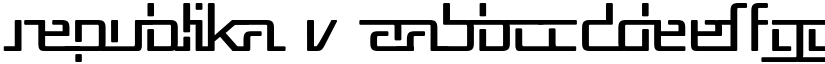 Republika V font