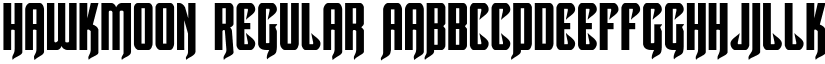 Hawkmoon Regular font