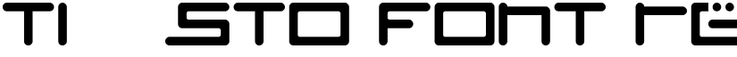 Tiësto Font Regular font