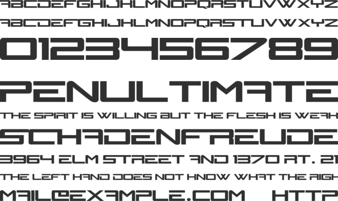 N-Gage font preview