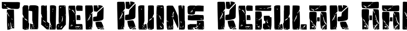 Tower Ruins Regular font