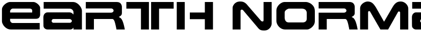 Earth Normal font