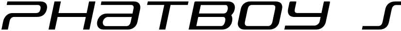 PhatBoy Slim Italic font