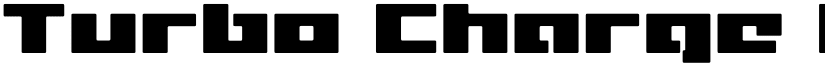 Turbo Charge Regular font
