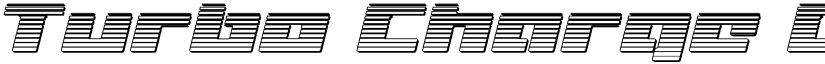 Turbo Charge Chrome Italic Italic font
