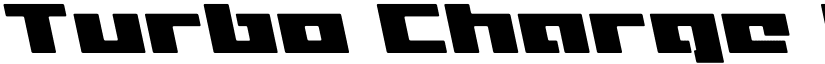 Turbo Charge Leftalic Italic font