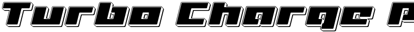 Turbo Charge Punch Italic Italic font