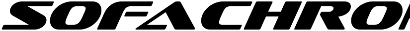 SofachromeRg-Italic font