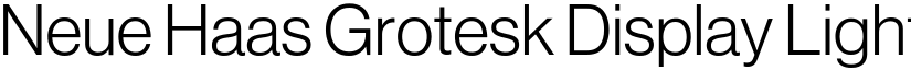 Neue Haas Grotesk Display font download